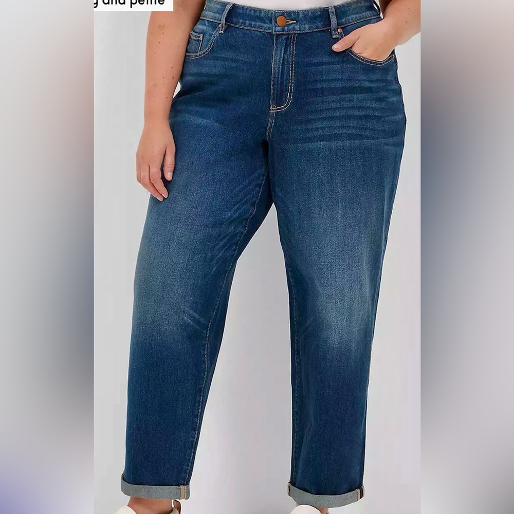 Lane Bryant Relaxed Fit Blue Jeans